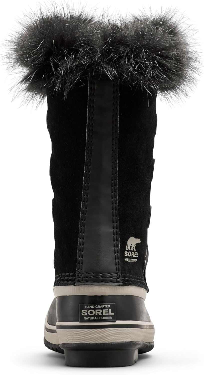 Sorel Unisex Kinder Joan of Arctic Boot Wp Schneestiefel, Black Dove Youth Collection 2023