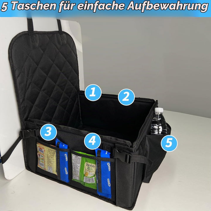 Hunde Autositz, Hundeautositz Mit Verstärkten Verschlussschnallen und Stahlrohr Rahmen, Wasserdichte