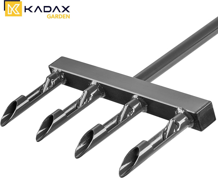 KADAX Hand Aerifizierer für Rasen, Rasenlüfter zum Belüften von Rasenflächen und Böden, Gartengerät,