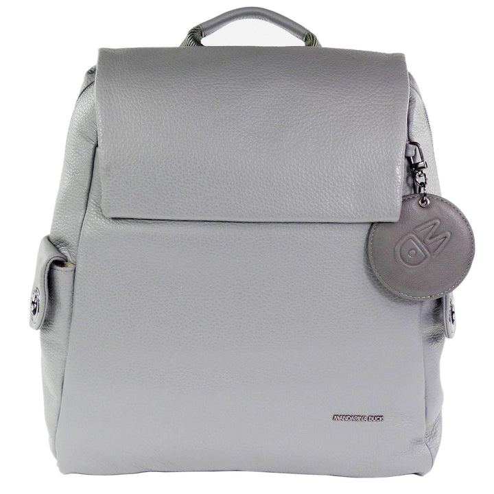 Mandarina Duck Mellow Leather Rucksack grau