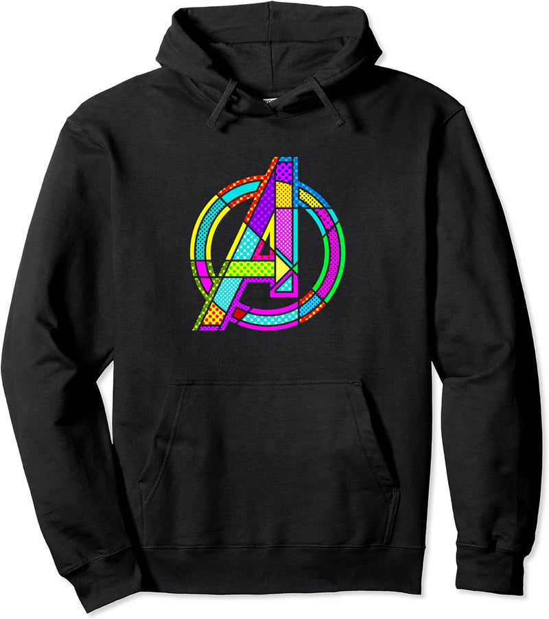 Marvel Avengers Comic Pop Art Logo Pullover Hoodie