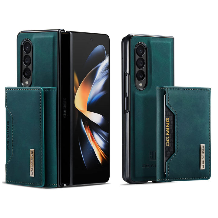 UDBKKDX 2 in 1 Handyhülle für Samsung Galaxy Z Fold 5, abnehmbare Brieftasche und magnetische Adsorp