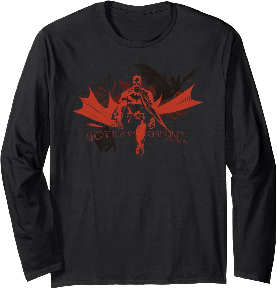 Batman Red Gotham Knight Langarmshirt