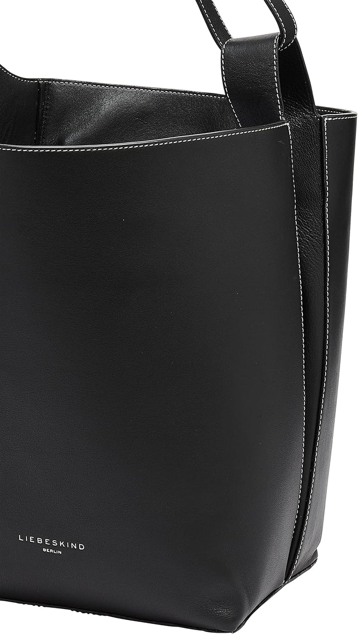 Liebeskind Damen Bowie Hobo L Schwarz, Schwarz