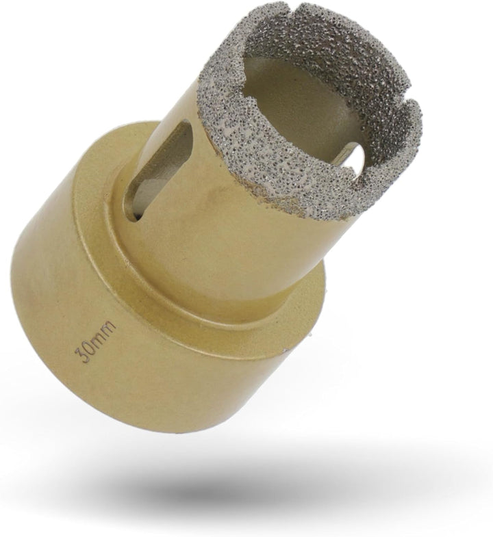 PRODIAMANT Diamant Fliesenbohrer 30 mm passend für X-Lock Aufnahme – Trockenbohrer für Feinsteinzeug