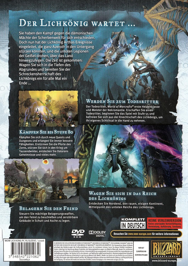 World of WarCraft: Wrath of the Lich King (Add-on) Standard, Standard