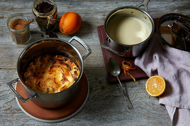 Le Creuset Fleischtopf aus 3-ply Edelstahl, Ø 20 cm, Für alle Herdarten inkl. Induktion geeignet, Si