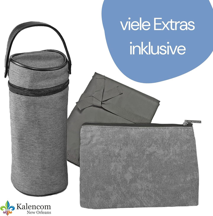 Kalencom Handtasche Umhängetasche stilvolle Baby Wickeltasche mit Wickelauflage, Aufbewahrungsbeutel