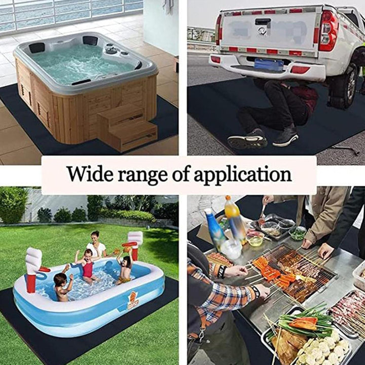 GIMOCOOL Pool Unterlage Outdoor | Bodenschutzmatte Pool Poolmatten Schutzboden | Poolunterlage rutsc