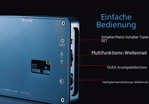 Falcon Eyes F7 RGB 12W LED Auf Kamera-Licht RGB Videoleuchten Eingebaute Batterie Pocket Size Bi-Col
