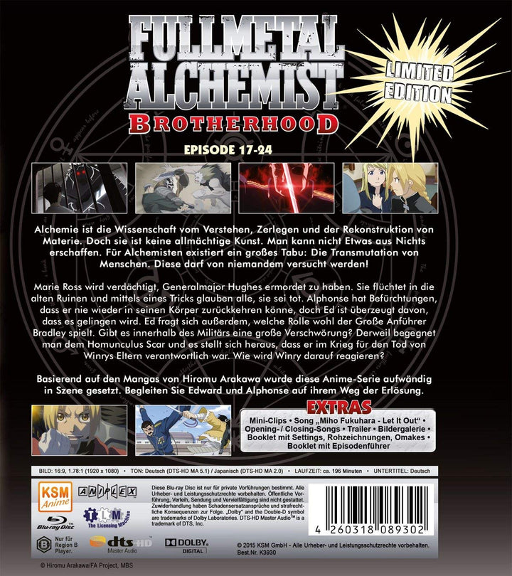 Fullmetal Alchemist: Brotherhood - Vol. 3 (Digipack im Schuber mit Hochprägung und Glanzfolie) [Blu-