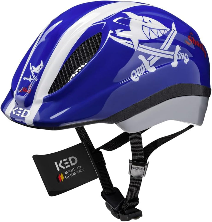 KED Kinderhelm Meggy II Originals XS (44-49cm) Sharky Blue, XS (44-49cm) Sharky Blue