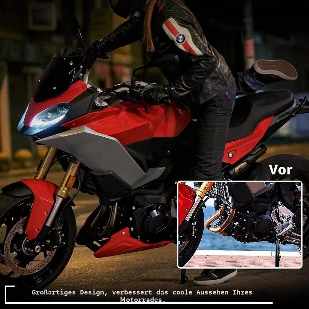 Cubierta de motocicleta Bellypan Motor Guard Chasis Bumper Protection Cover Panel Inferior Spoiler C