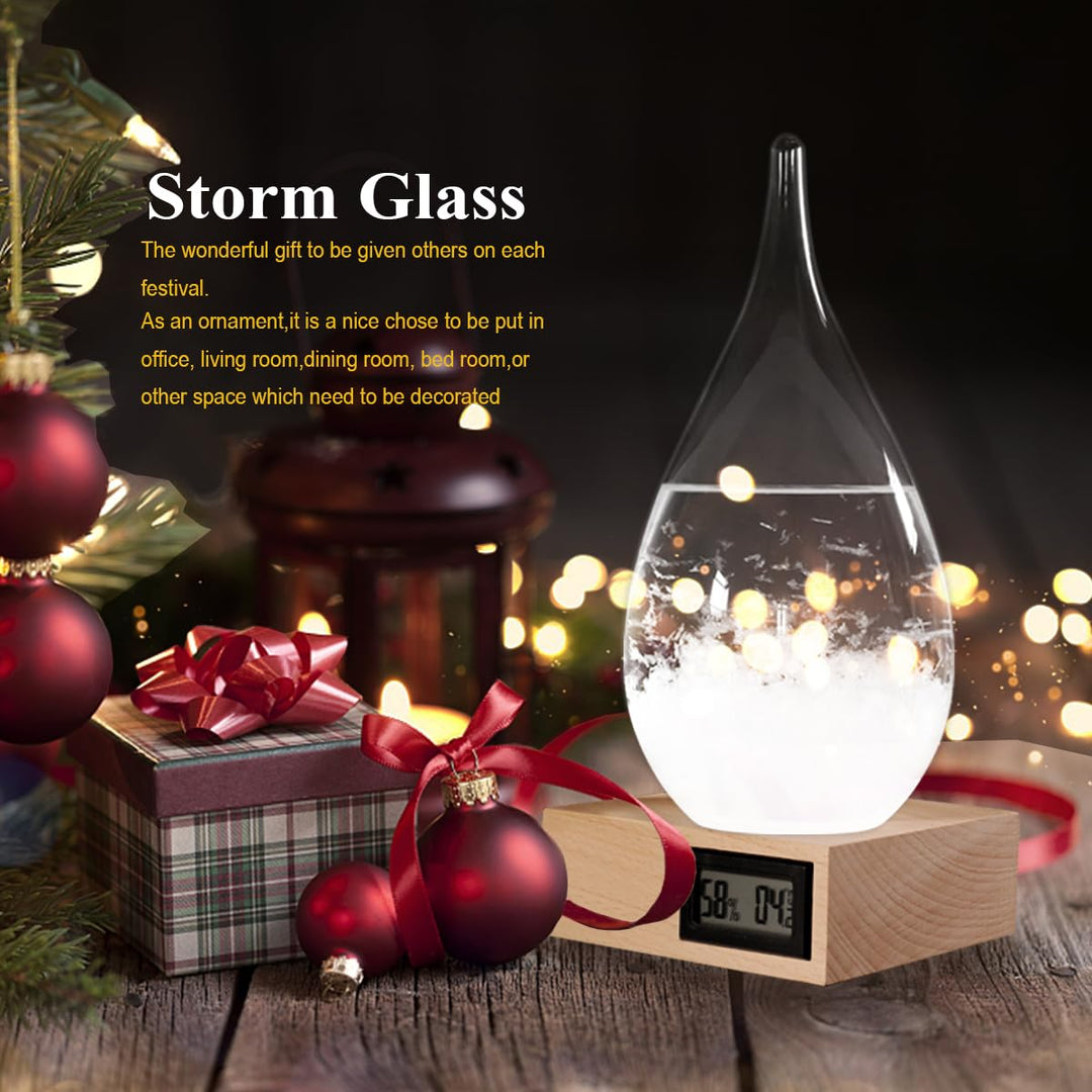 Sturm-Glas-Wettervorhersage, tropfenförmige Wettervorhersage, Flasche, Heimbüro, Desktop-Dekoration,