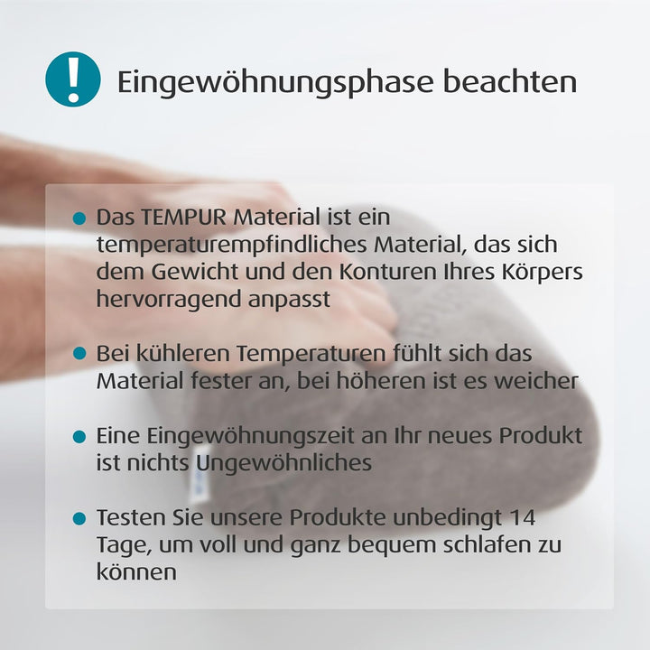 TEMPUR Reiseset 3-teilig mit praktischem Trolley, Reise-Nackenkissen sowie Reisematratze für Unterwe