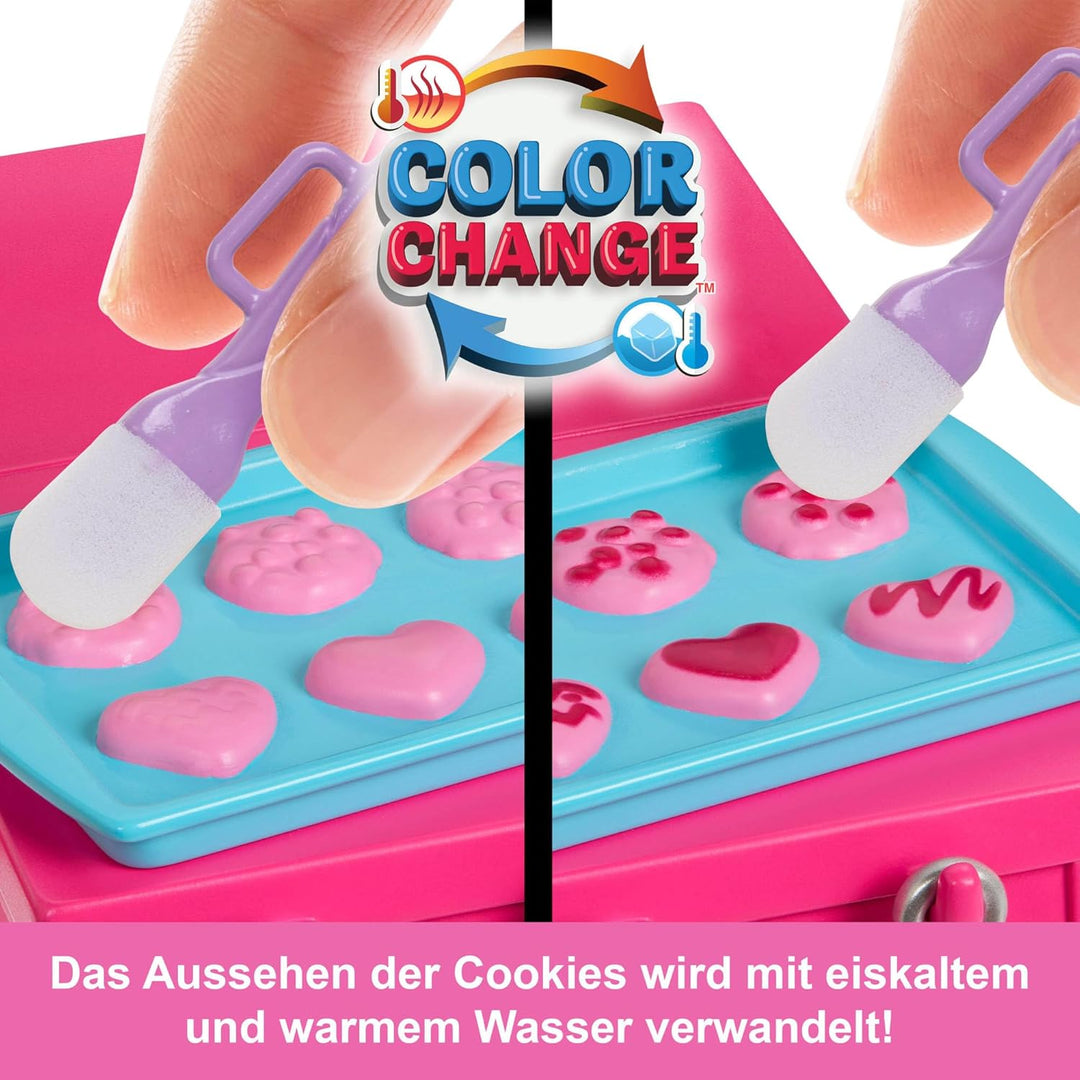 Barbie und Teresa Rezept für Freundschaft Teresa-Modepuppe und Küchenspielset mit mehr als 20 Zubehö