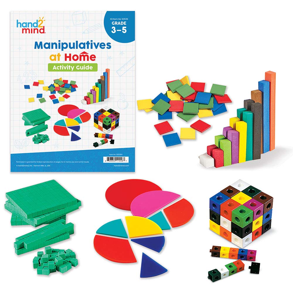 Learning Resources Homeschooling-Greifobjekte-Set (8-10 Jahre), Mathematik-Unterrichtsset, Besser le