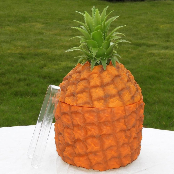 Bar Bespoke Retro Ananas-Eiskübel – Vintage-Kunststoff in Ananasform 1 —, 1 —