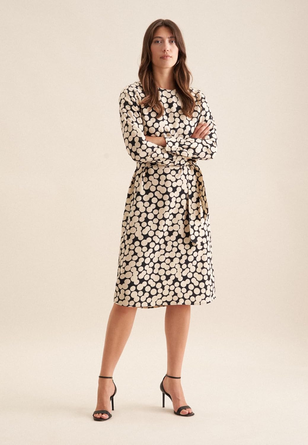 Seidensticker Damen Women Dresses Kleid 34 Black / Soft Nude, 34 Black / Soft Nude