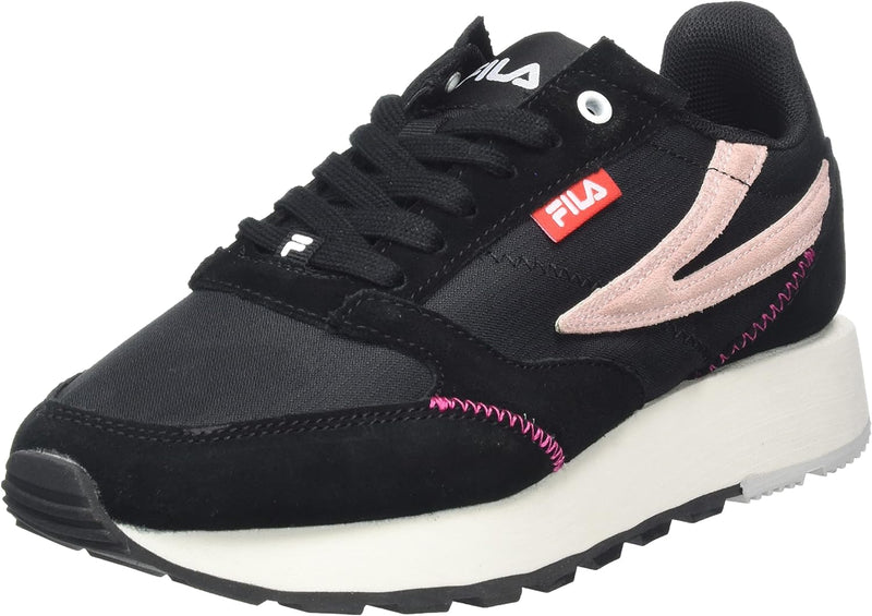 FILA Damen Run Formation Wmn Sneaker 36 EU Black Pale Rosette, 36 EU Black Pale Rosette