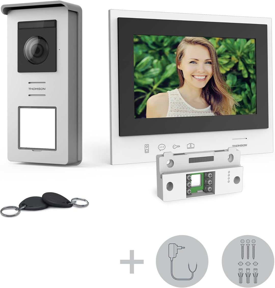 THOMSON SMART BRACKET II, Türsprechanlage, Video, 7 Zoll Monitor, 1 Stück (1er Pack)