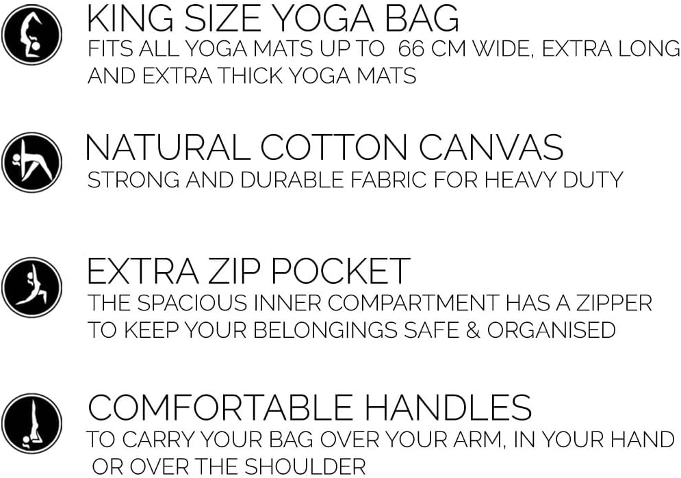 Love Generation Yoga-Tasche für Yogamatte XL - Sand