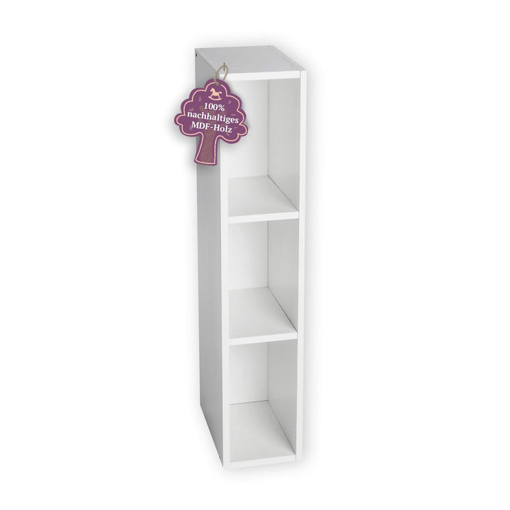Puckdaddy Lasse | Stauraumregal kompatibel mit Hemnes Kommoden | 19x30x93cm | Holzstärke: 2cm | Rega