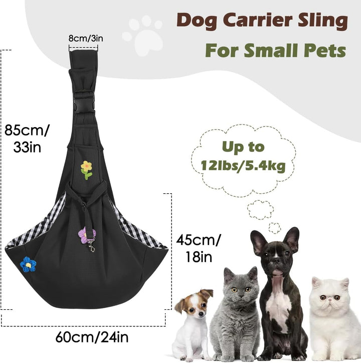 Pawaboo Hundetragetasche, Tragbare Haustier Hundetasche mit Verstellbare Schultergurt,Outdoor Reise