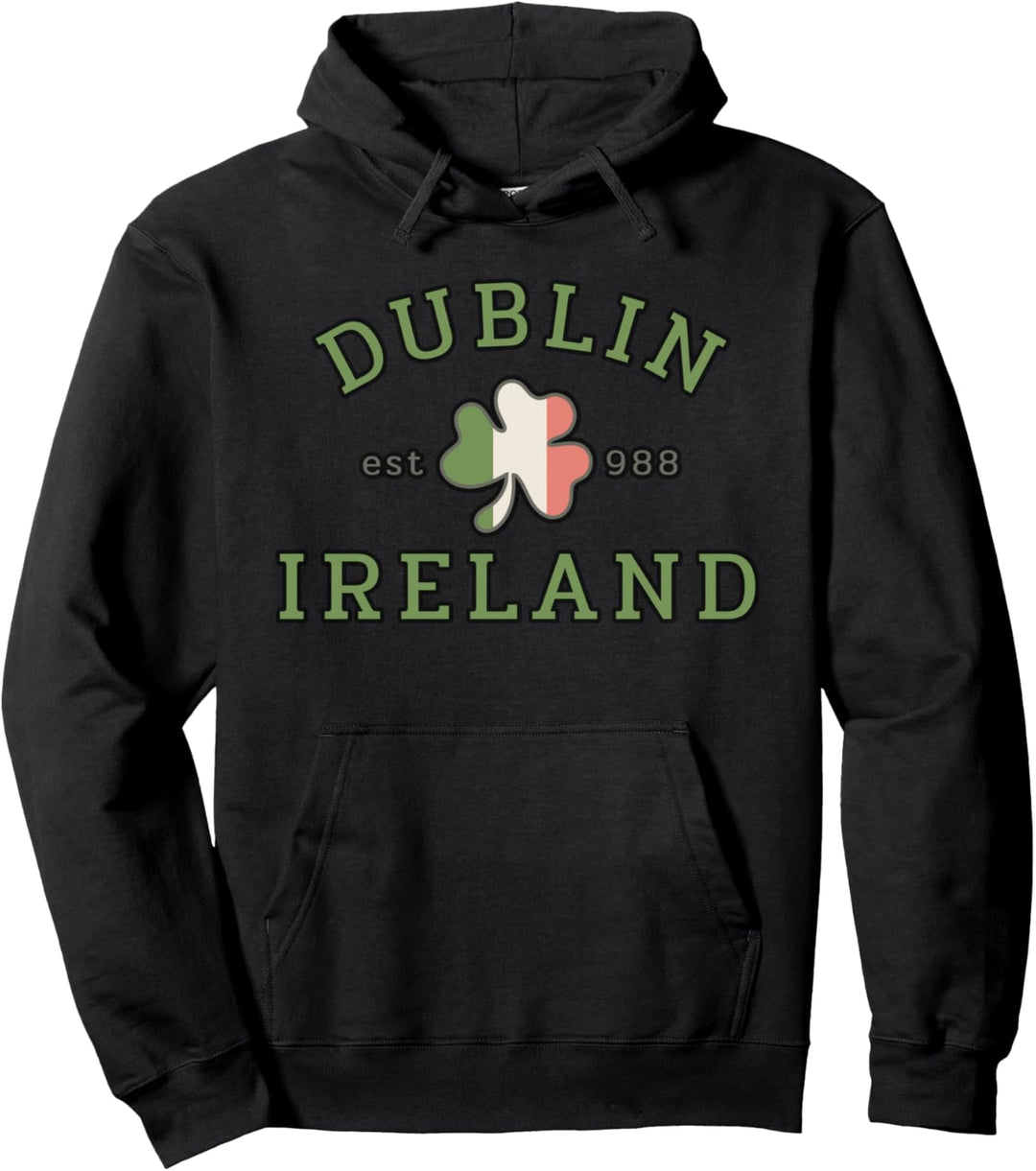 St. Patricks Tagesgrün-Kleeblatt-Geschenke Dublins Irland Pullover Hoodie