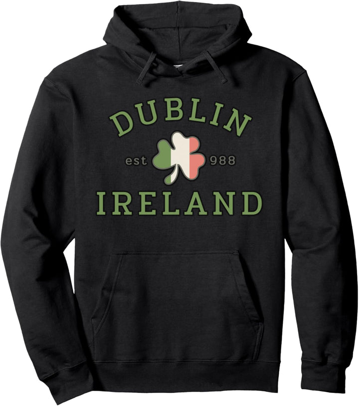 St. Patricks Tagesgrün-Kleeblatt-Geschenke Dublins Irland Pullover Hoodie