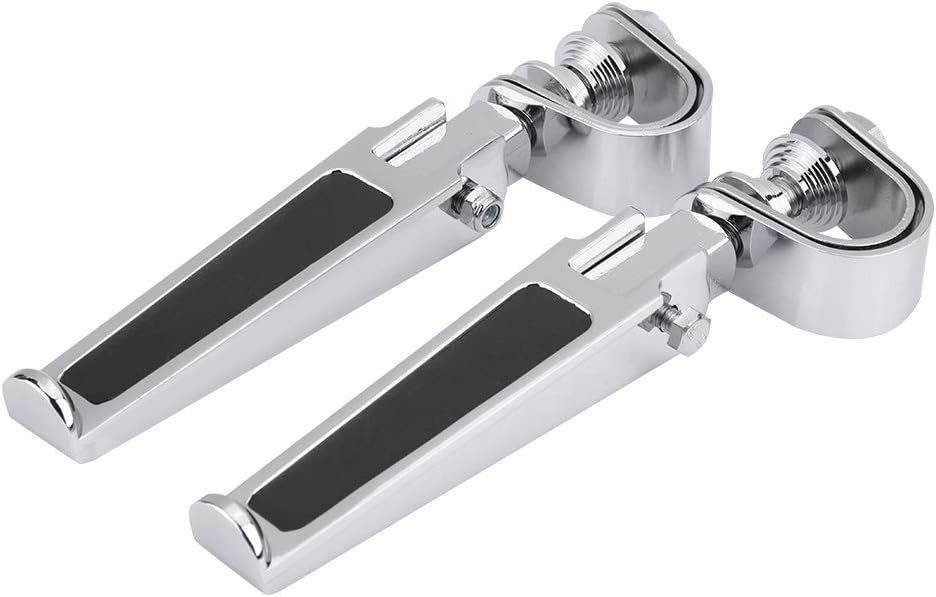 Motorrad Fussrasten mit Motorschutzklemmen für Motorrad 1 inch bis 1-1 / 4inch