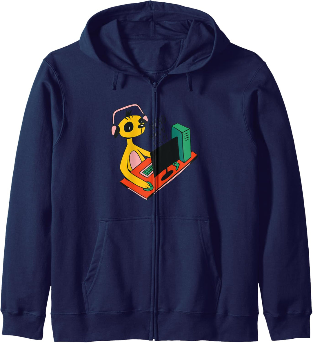 Nerdmännchen Gamer Zocker Nerd Kapuzenjacke