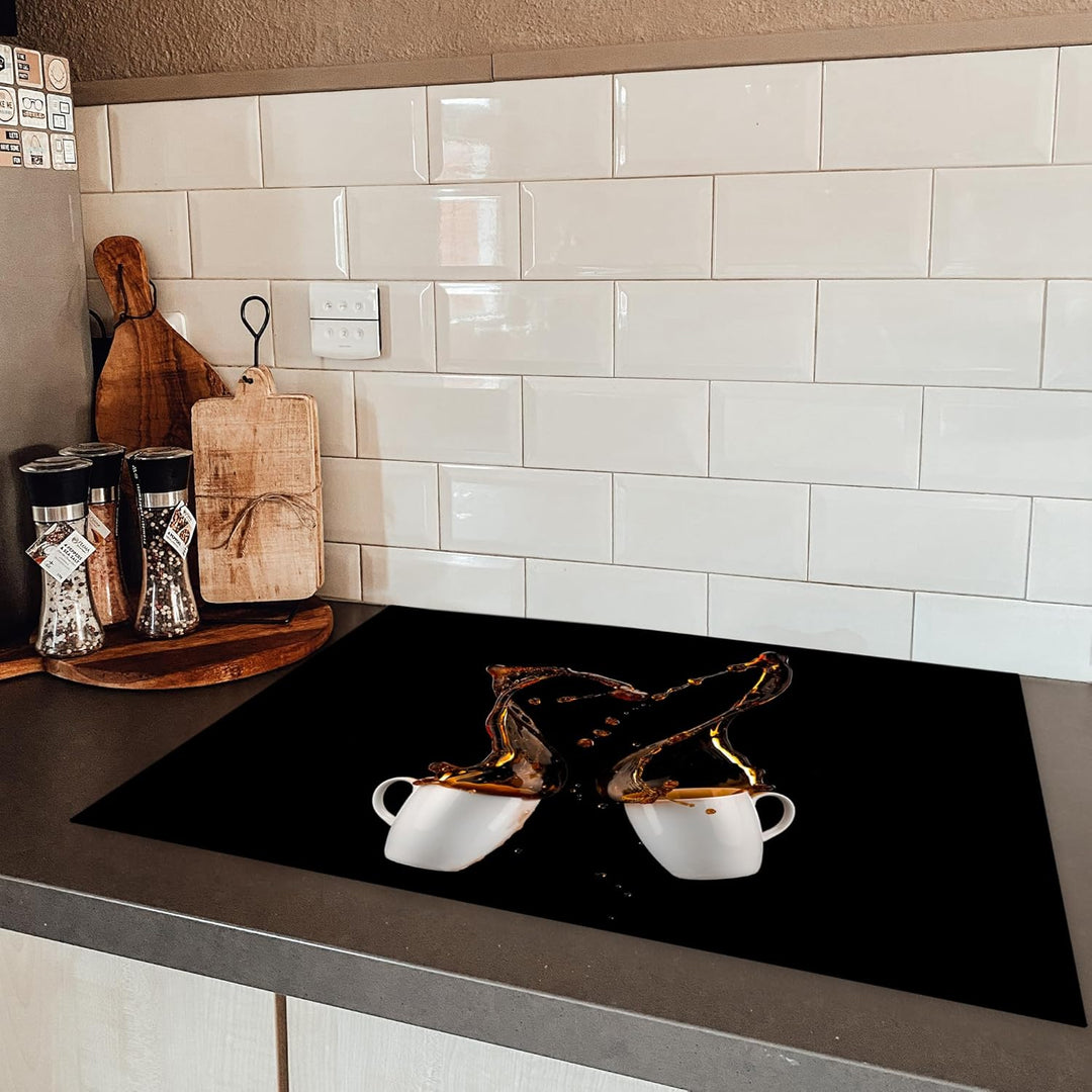 KitchenYeah© Herdabdeckplatte Einteilig Herdabdeckung Abdeckplatte für Ceranfeld Abdeckung Induktion