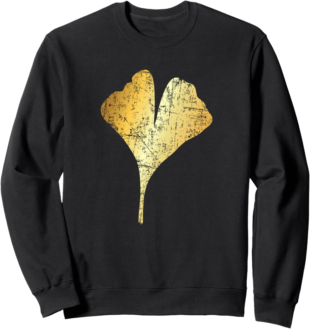 Gingkoblatt (Vintage Goldgelb) Gingko Sweatshirt