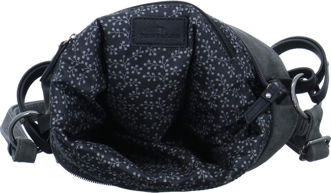 TOM TAILOR bags Elin Damen Umhängetasche Crossbody Bag 28,5 x 9 x 26 Grau, 28,5 x 9 x 26 Grau