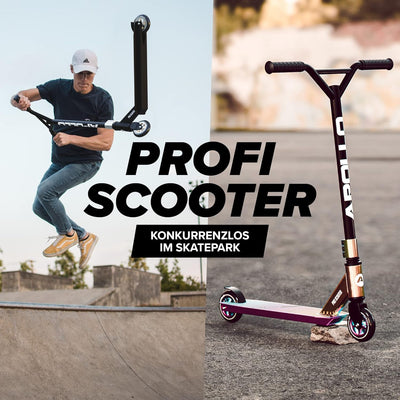 Apollo Stunt Scooter - Genius Pro | Robuster Kinder Scooter mit ABEC 9 Kugellager | Trick Roller, Tr