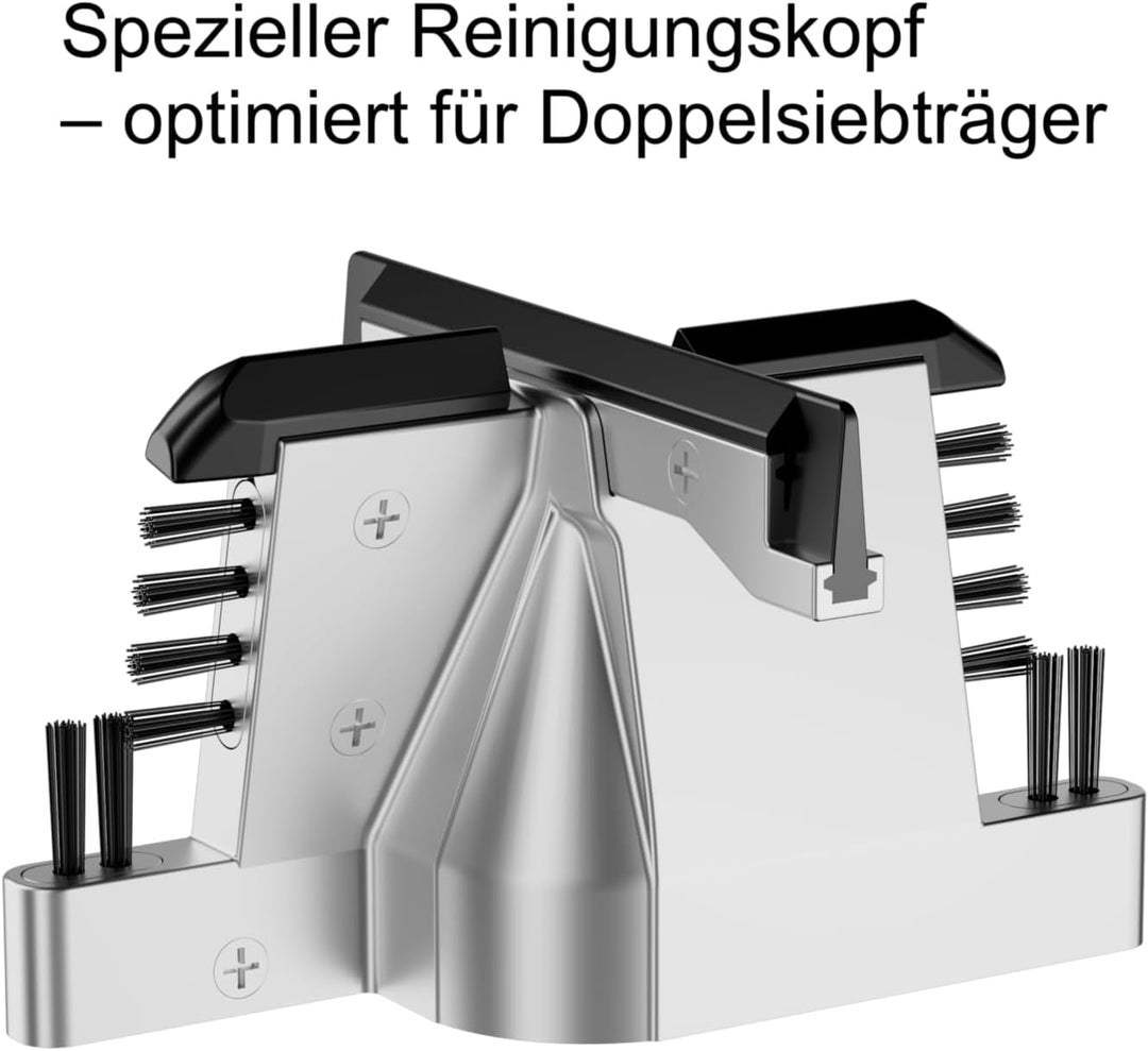Automatischer Siebträgerreiniger T1, Hauptgerät mit Zubehör, inkl. Reinigungsköpfe und Installations