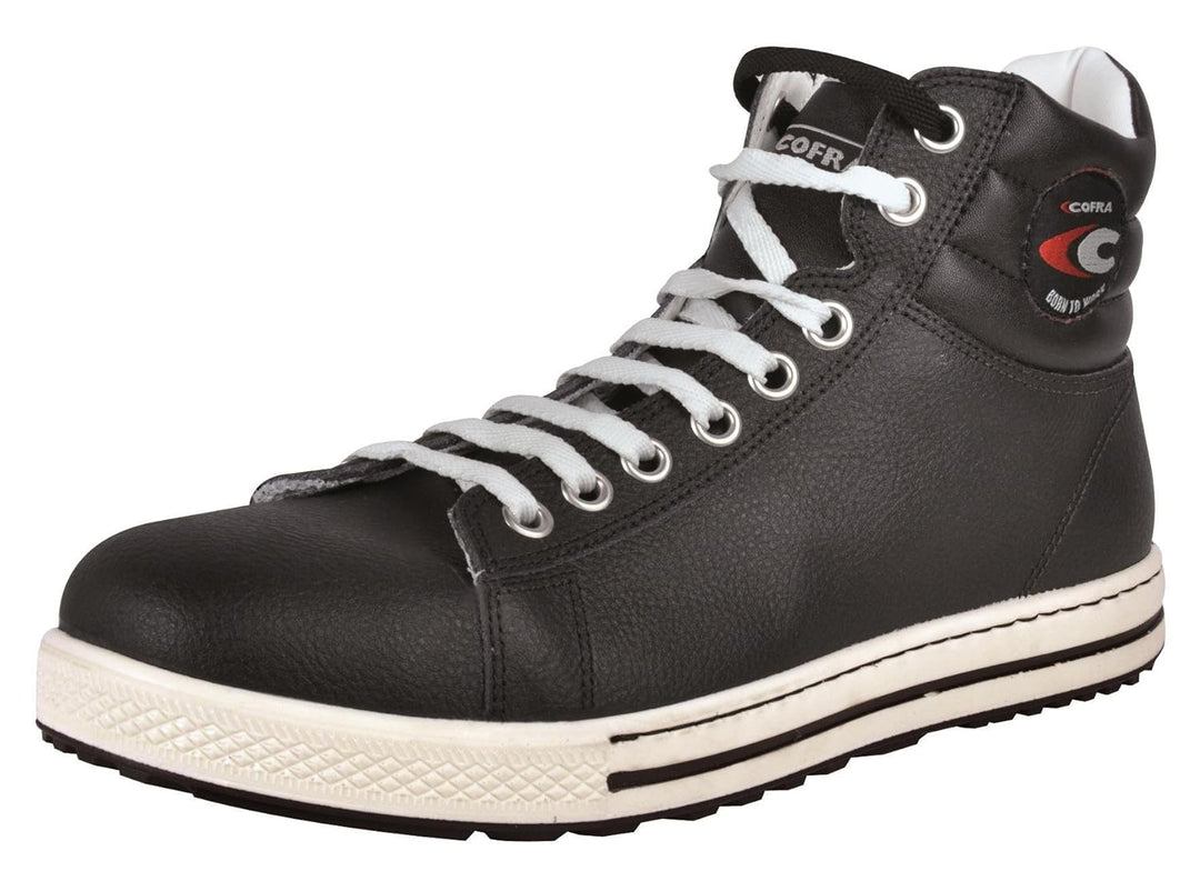 Cofra 35030-001.W39 BLOCK S3 SRC Sicherheitsstiefel, Schwarz/Weiss, Grösse 39 39 EU, 39 EU