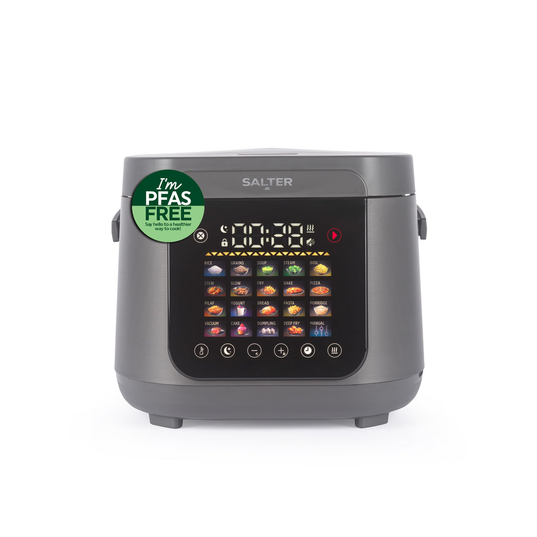 Salter 5-Liter Multikocher – 20 Voreinstellungen & 12-Stunden-Warmhaltefunktion, LED-Touchscreen, PF