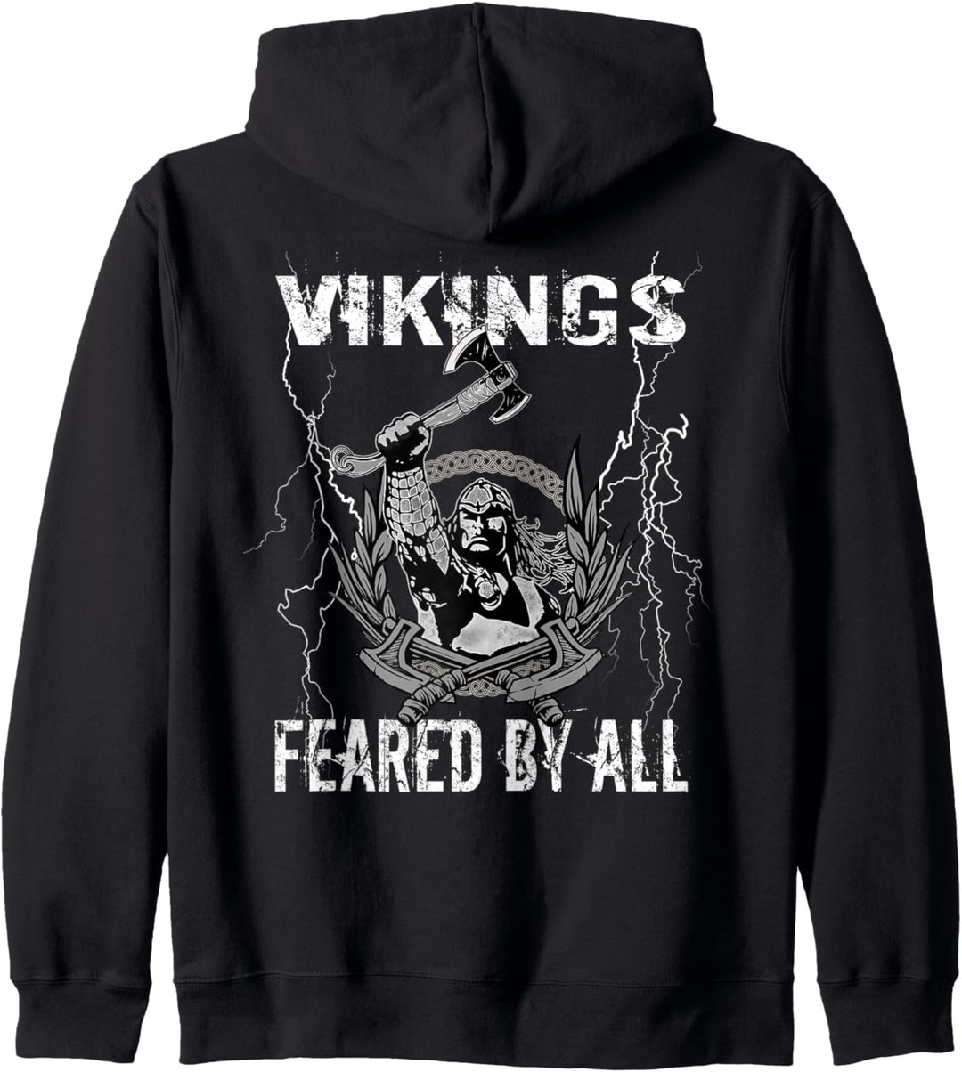 Wikinger Krieger Nordmann Walhalla Odin Wodan Thor Germanen Kapuzenjacke
