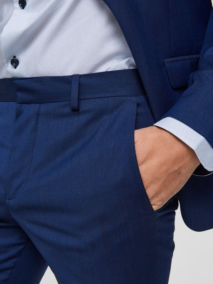 SELECTED HOMME Herren Anzughose Slim Fit 42 Blau (Blue Depths Blue Depths), 42 Blau (Blue Depths Blu