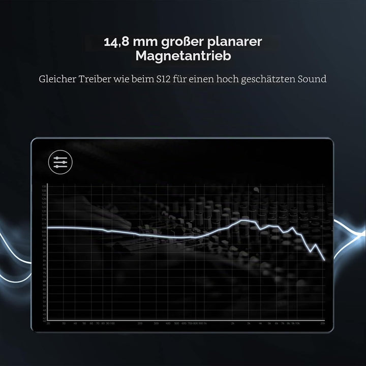 Letshuoer S12 Pro In-Ear-Kopfhörer, 14,8 mm, Planar, magnetischer Treiber, kabelgebunden, HiFi-Kopfh