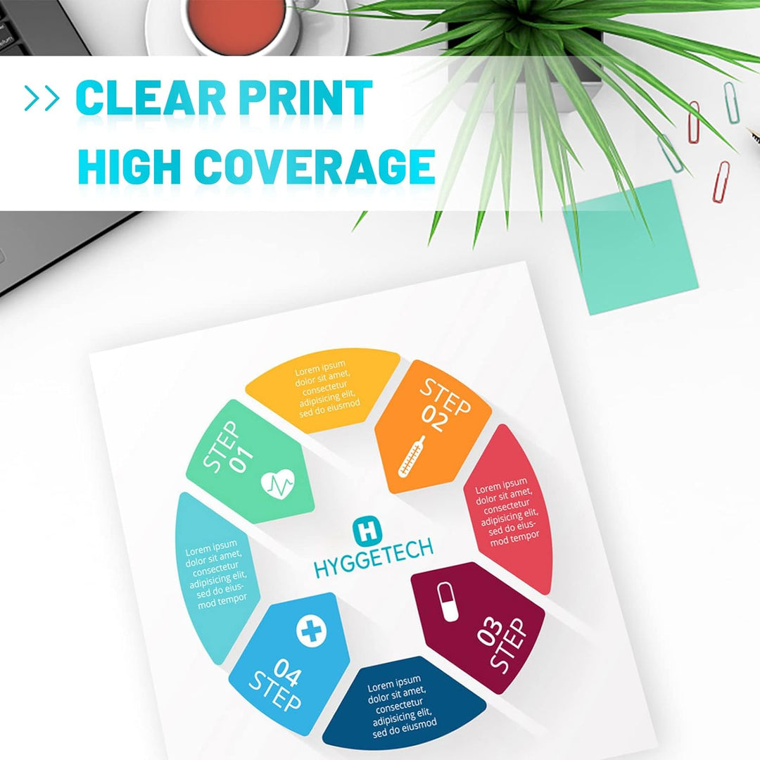 Hyggetech TK5240 TK-5240 Toner Kompatibel mit Kyocera TK5240 TK5240K TK-5240C TK-5240Y TK-5240M für