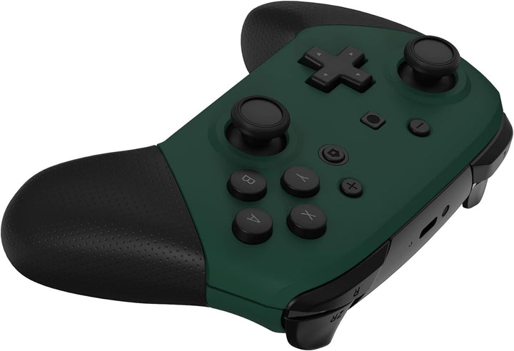 eXtremeRate Ersatz Grips Case Cover kompatibel mit Nintendo Switch Pro Controller, Custom Front Hüll