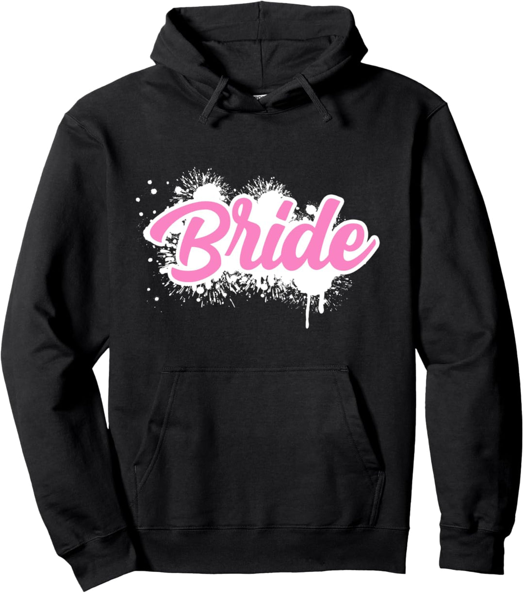 Bride Wedding Honeymoon Bachelorette Fiancée Funny Bride Pullover Hoodie