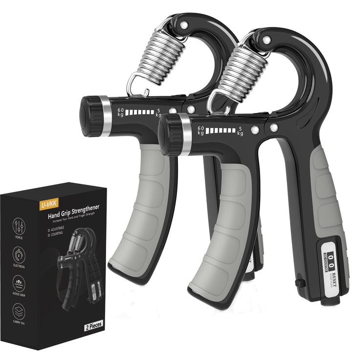 Handtrainer, U-VKK Unterarmtrainer-Set, Griff 5-60 kg, Hand Unterarm Trainingsgerät, Grip Griffkraft