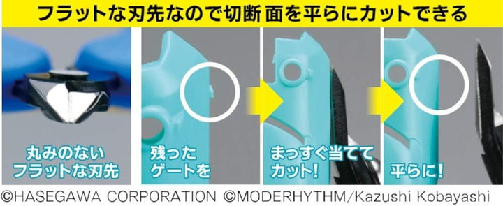 GodHand Nipper GH-SG-01 Kunststoffschneidezange für Kunststoffmodelle, Blau