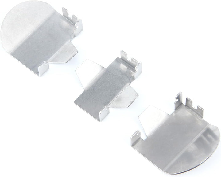 LCX Racing 1/10 RC Crawler Car Edelstahl Front & Rear & Middle Axle Guard Set Protector Armor for Tr