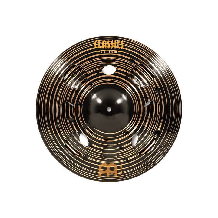 Meinl Cymbals Classics Custom Dark Trash Stack 16 Zoll (Video) Schlagzeug Becken (40,64cm) B12 Bronz