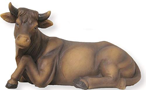 Krippenfigur Ochse Höhe ca. 9,5cm passend für 19cm Figuren (44444635285567)